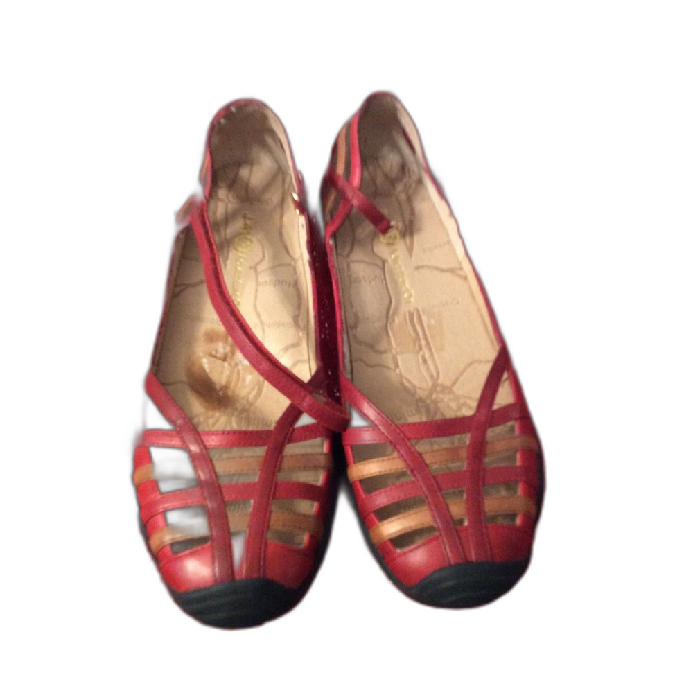 J-41 Adventure on Strappy fisherman Mary Jane Shoes Women's Size 8.5M Walking